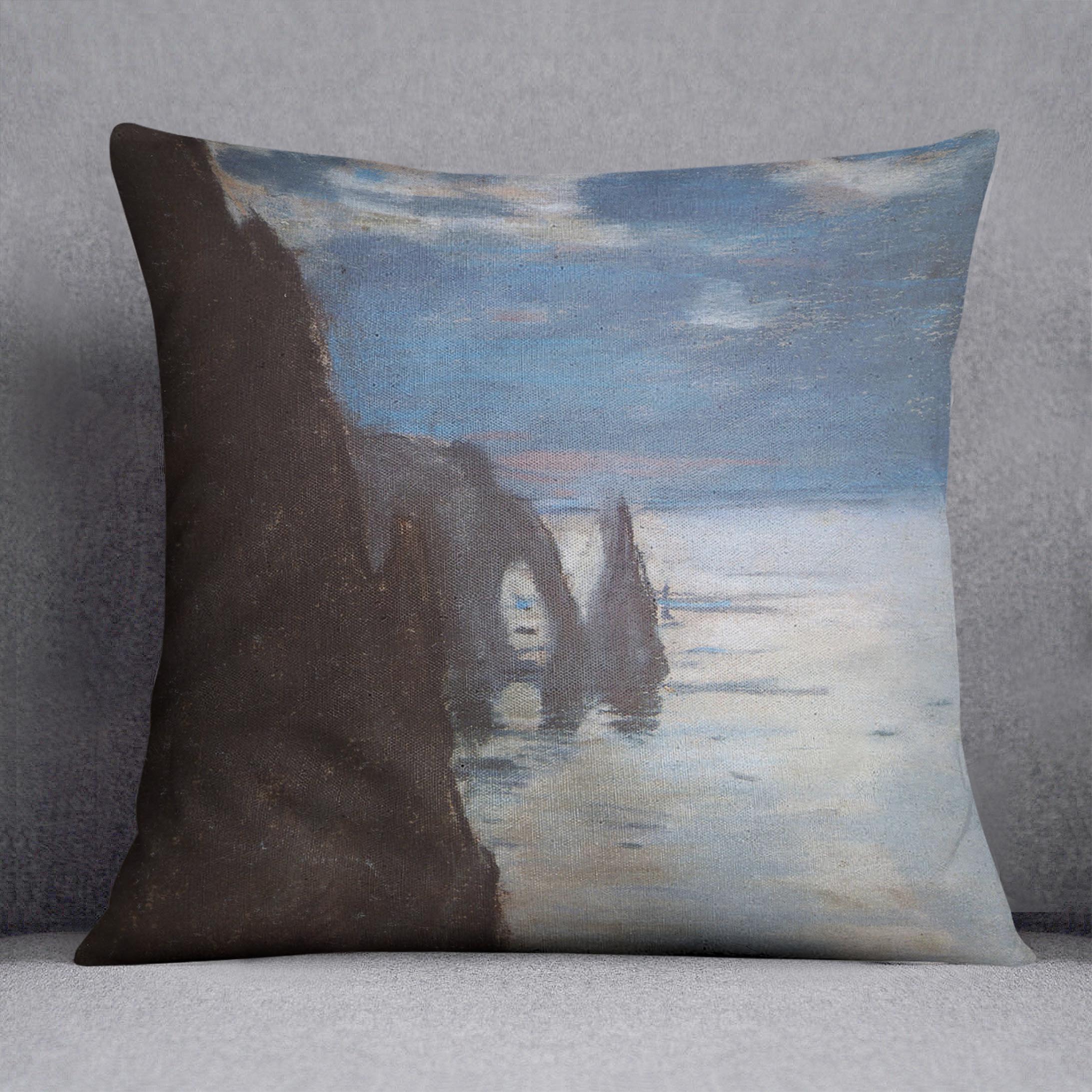 Etretat by Monet Cushion