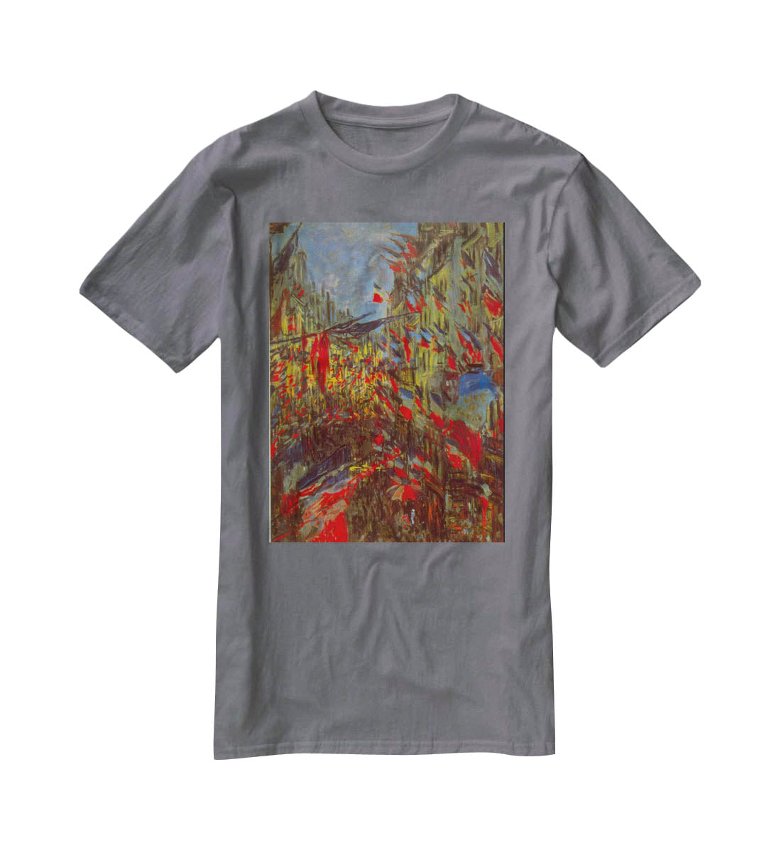 Festivities by Monet T-Shirt - Canvas Art Rocks - 3