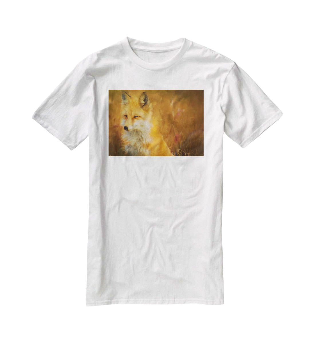 Fox Painting T-Shirt - Canvas Art Rocks - 5