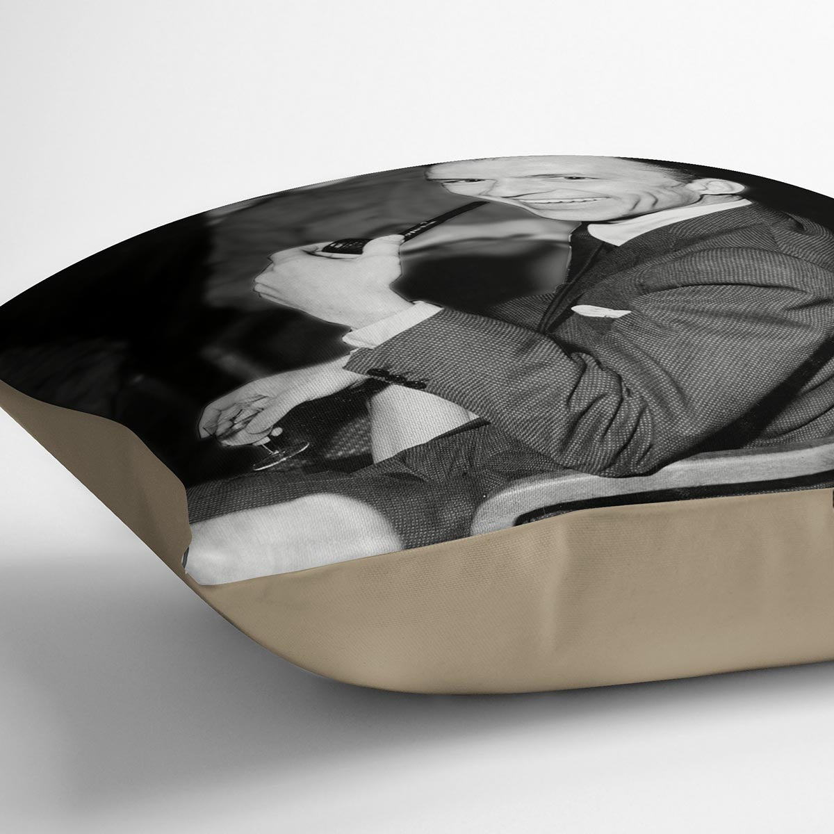Frank Sinatra with pipe Cushion
