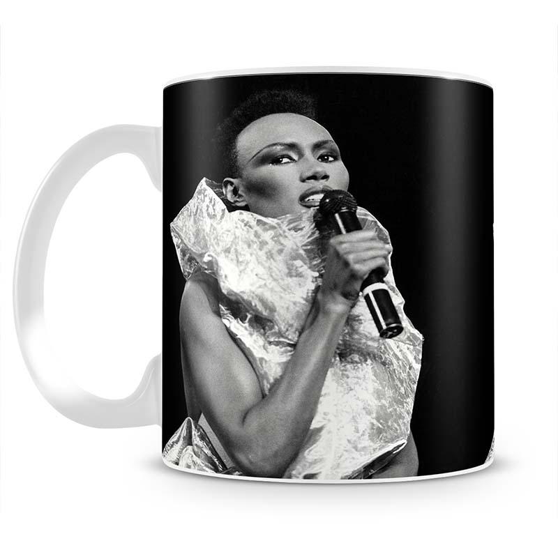 Grace Jones singing Mug - Canvas Art Rocks - 2
