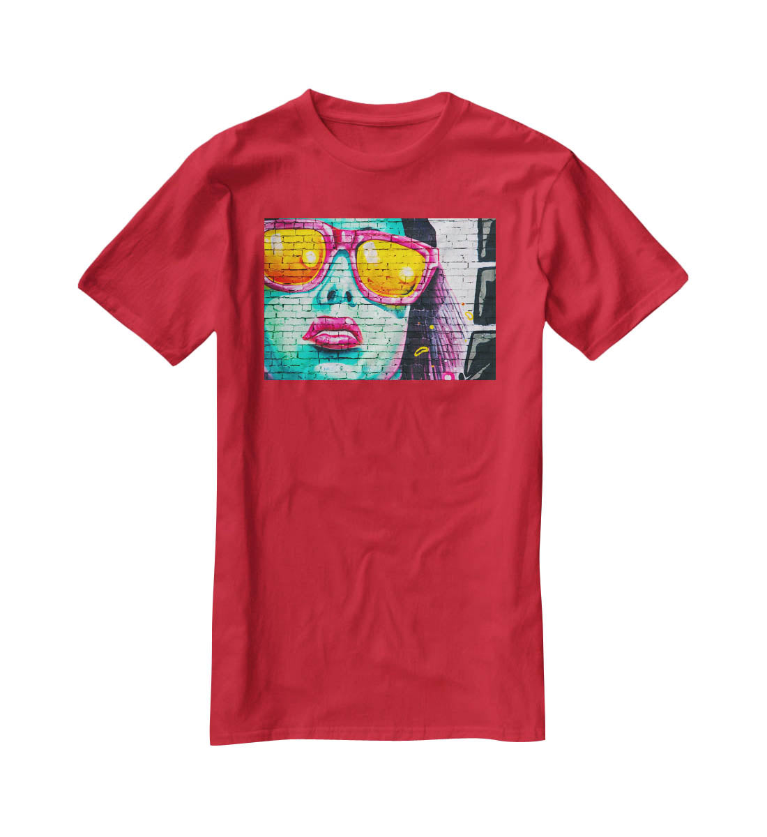 Graffiti Glasses T-Shirt - Canvas Art Rocks - 4