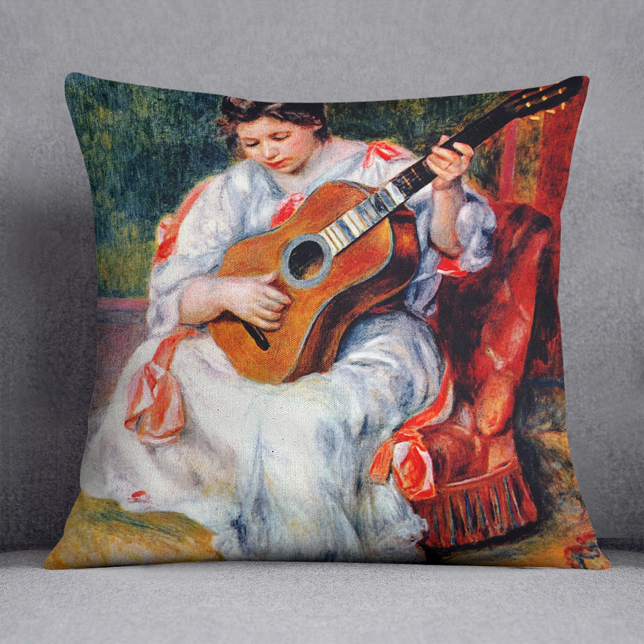 Guitarist by Renoir Cushion