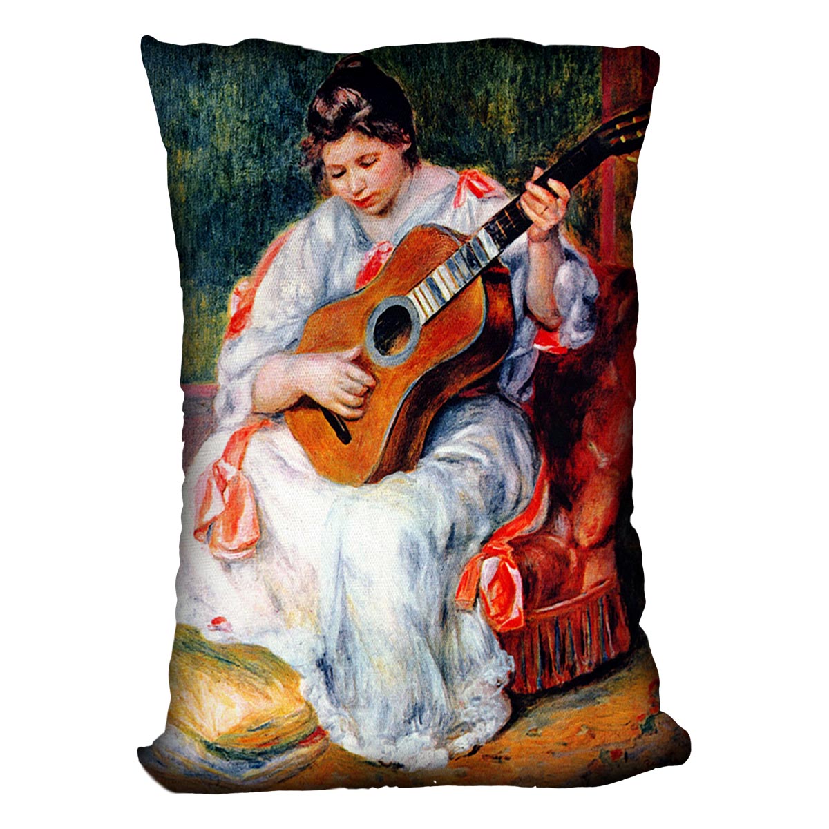 Guitarist by Renoir Cushion