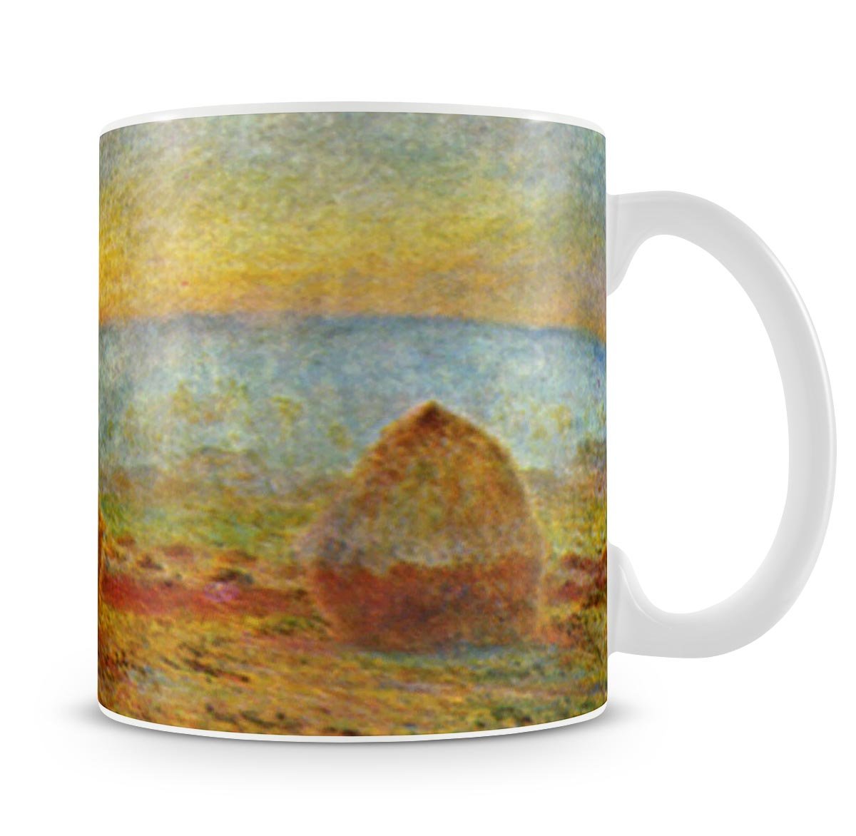 Haystack 1 by Monet Mug - Canvas Art Rocks - 4