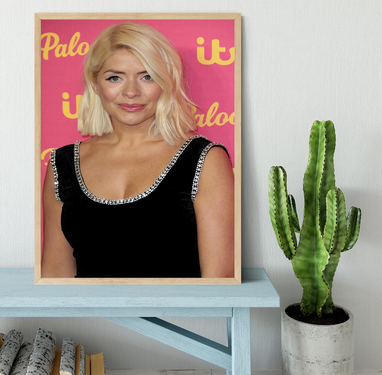 Holly Willoughby Framed Print - Canvas Art Rocks - 4