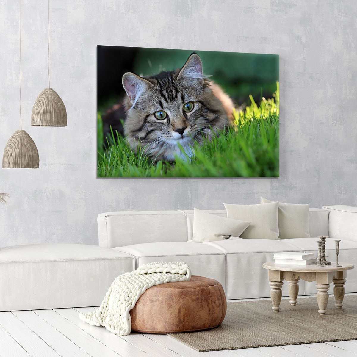 Hunting in the grass Canvas Print or Poster - Canvas Art Rocks - 6