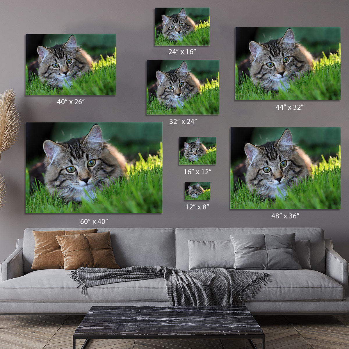 Hunting in the grass Canvas Print or Poster - Canvas Art Rocks - 7