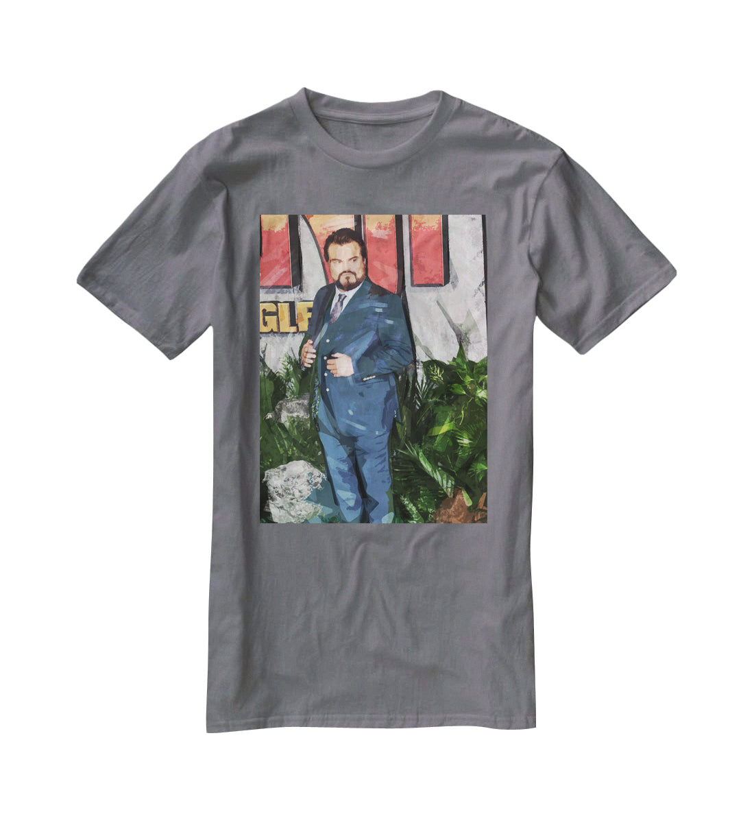 Jack Black Pop Art T-Shirt - Canvas Art Rocks - 3