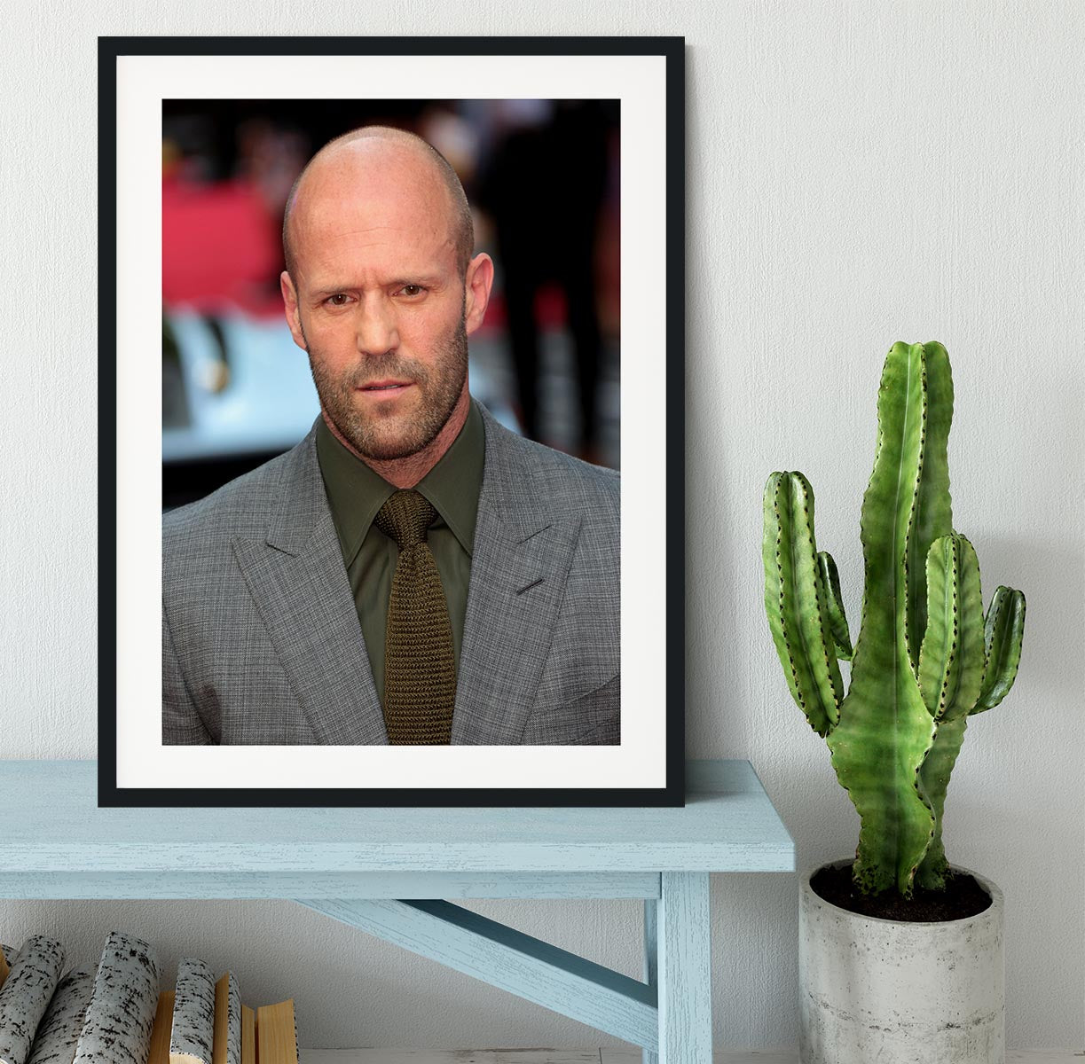 Jason Statham Framed Print - Canvas Art Rocks - 1