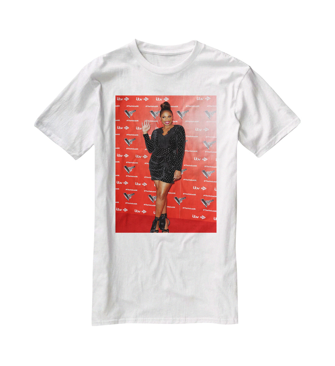 Jennifer Hudson T-Shirt - Canvas Art Rocks - 5