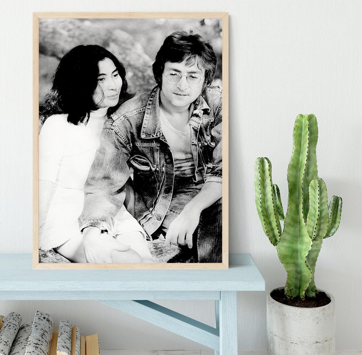John Lennon and Yoko Ono Framed Print - Canvas Art Rocks - 4