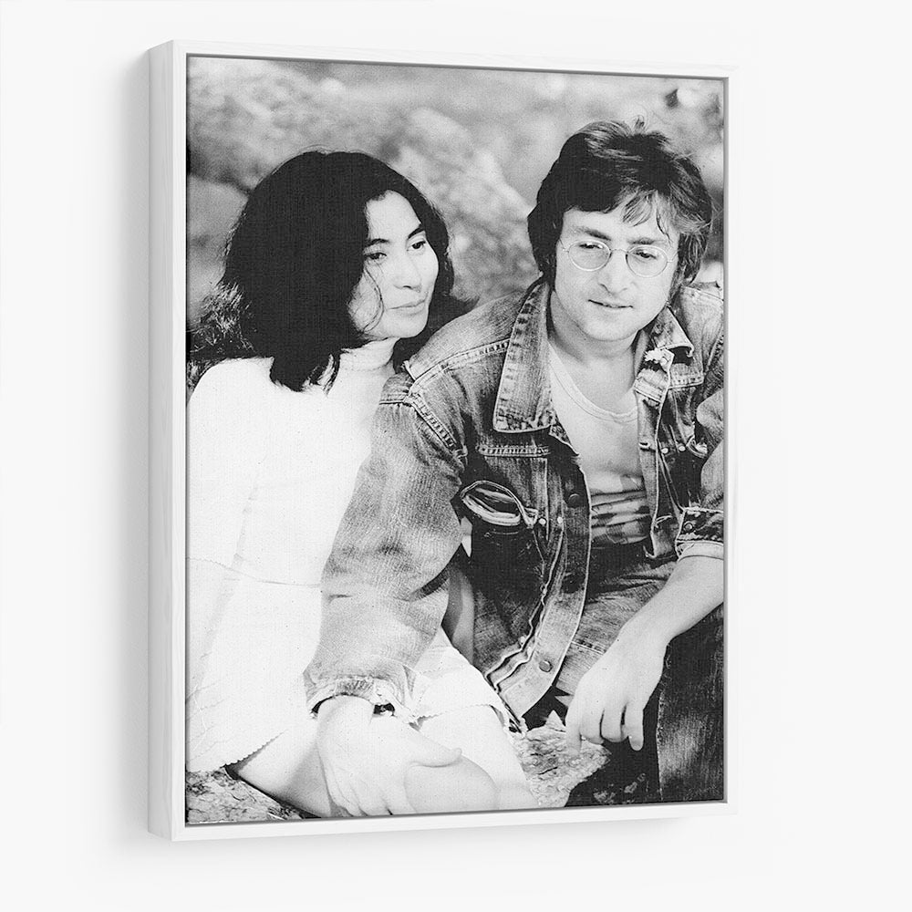 John Lennon and Yoko Ono HD Metal Print