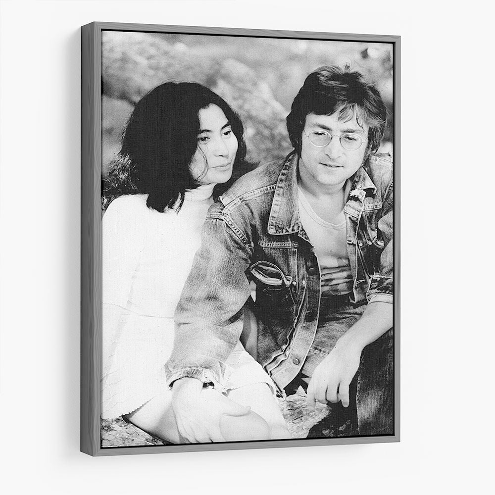 John Lennon and Yoko Ono HD Metal Print
