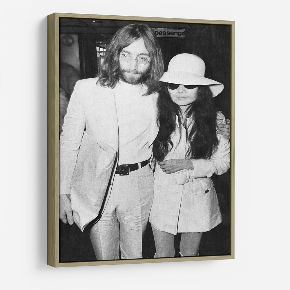 John and Yoko HD Metal Print - Canvas Art Rocks - 8