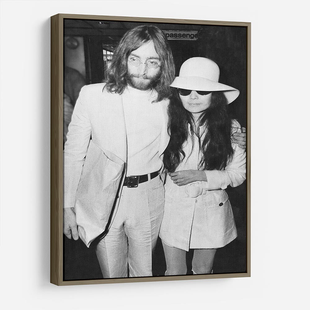 John and Yoko HD Metal Print - Canvas Art Rocks - 10