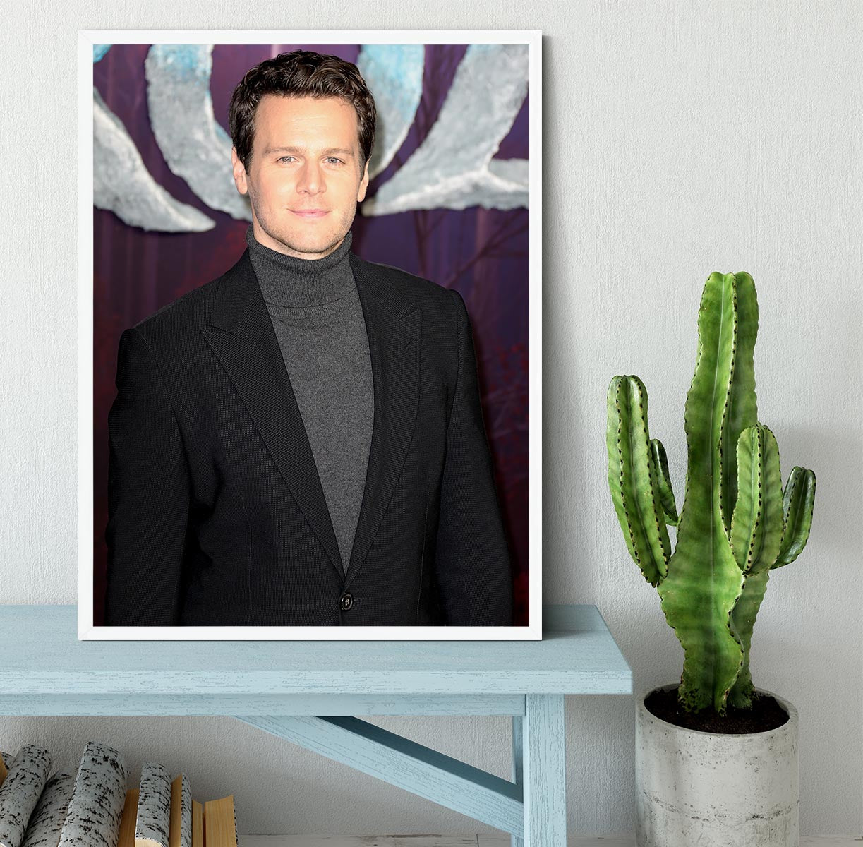 Jonathan Groff Framed Print - Canvas Art Rocks -6