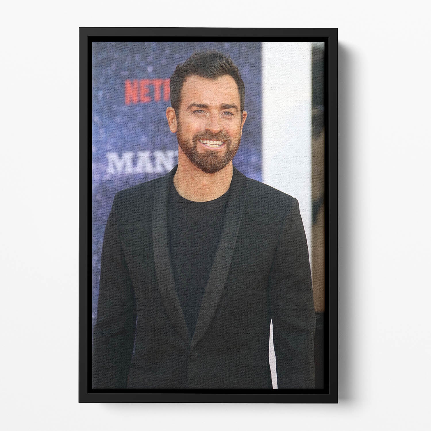 Justin Theroux Floating Framed Canvas