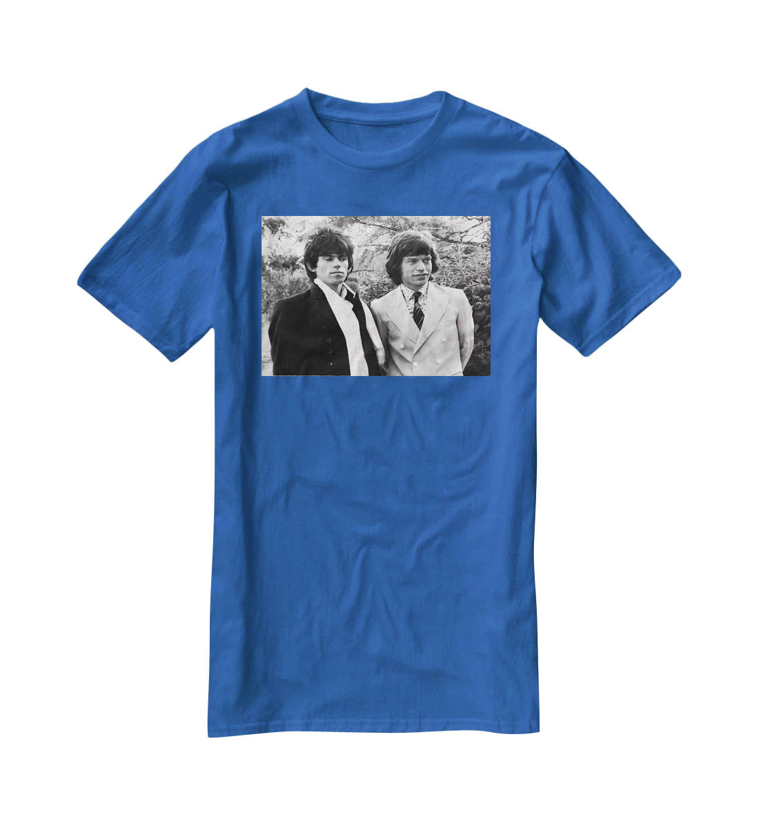 Keith Richards and Mick Jagger T-Shirt - Canvas Art Rocks - 2