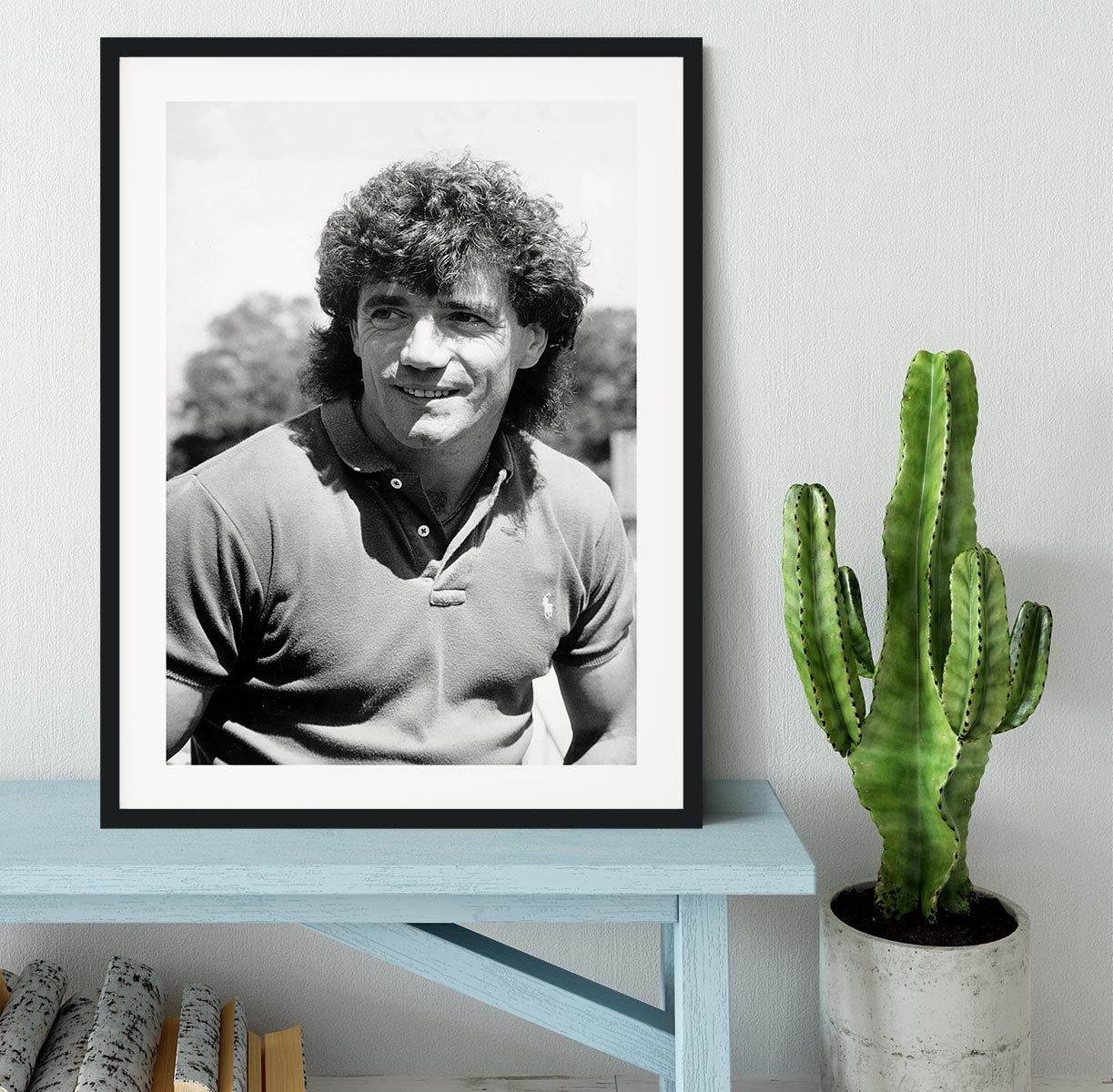 Kevin Keegan Framed Print - Canvas Art Rocks - 1