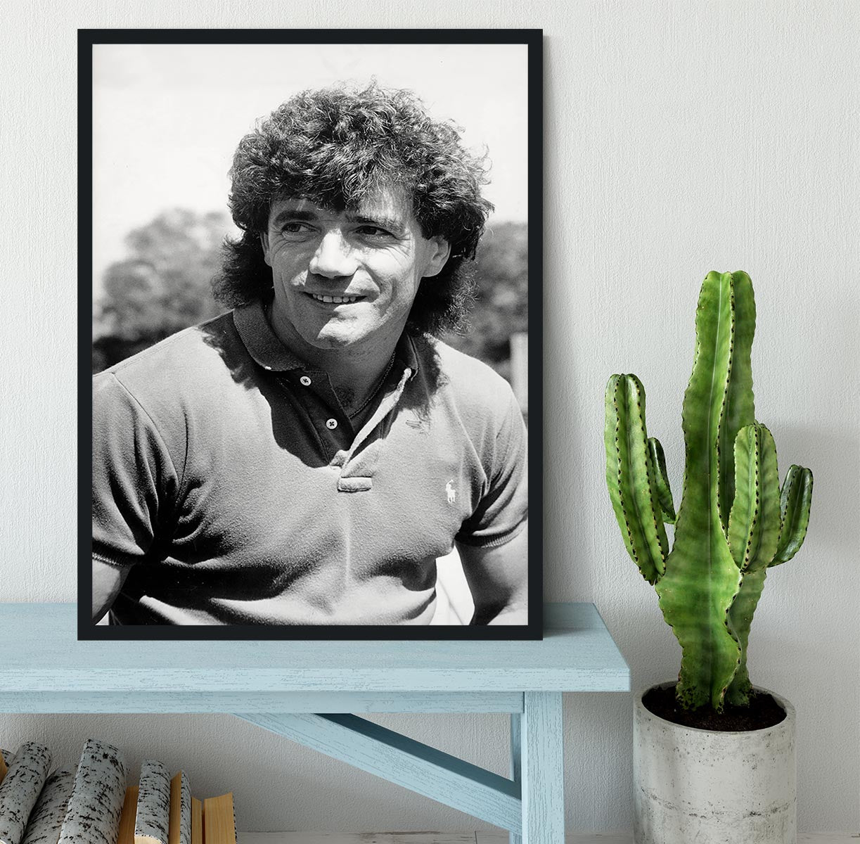 Kevin Keegan Framed Print - Canvas Art Rocks - 2