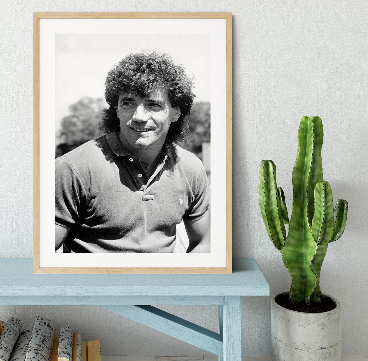 Kevin Keegan Framed Print - Canvas Art Rocks - 3