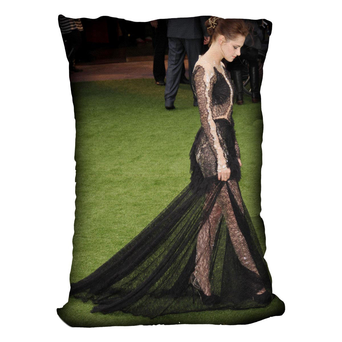 Kristen Stewart Cushion - Canvas Art Rocks - 4