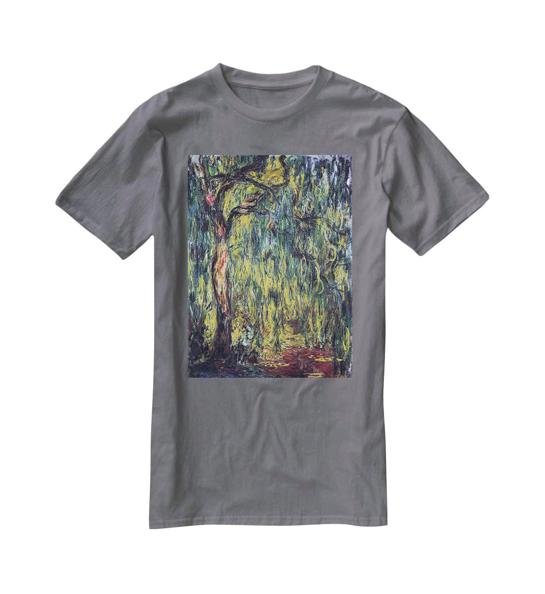 Landscape by Monet T-Shirt - Canvas Art Rocks - 3