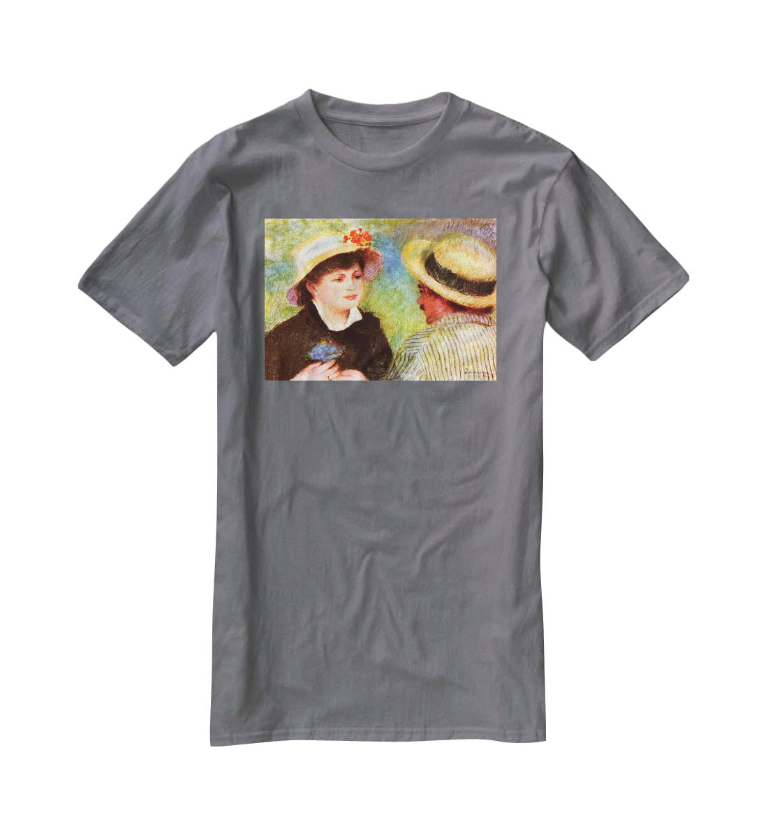 Les Canotiers by Renoir T-Shirt - Canvas Art Rocks - 3