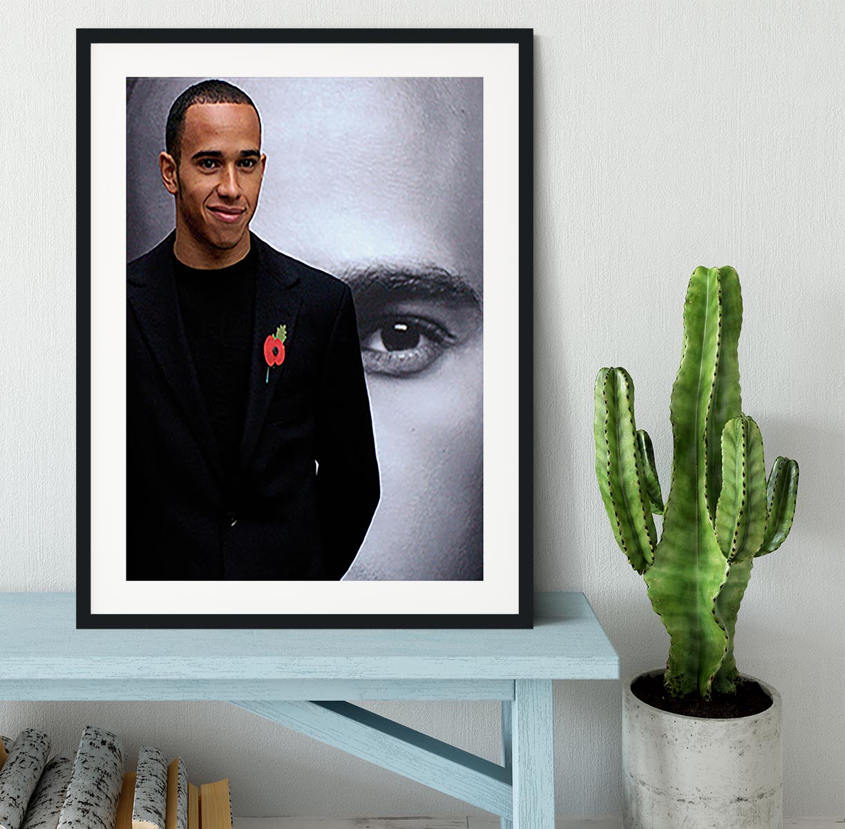 Lewis Hamilton Framed Print - Canvas Art Rocks - 1