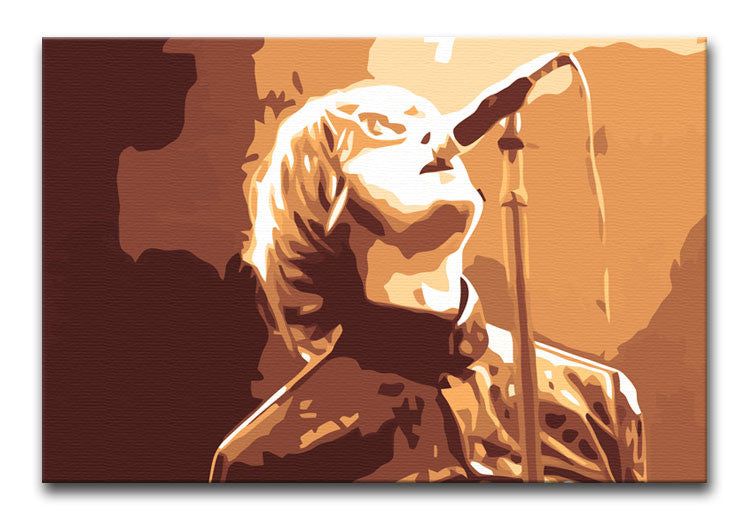 Liam Gallagher Oasis Rock 'n Roll Print - Canvas Art Rocks - 1