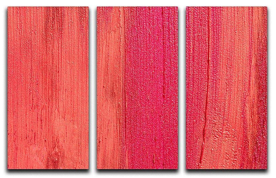 Lipstick texture 3 Split Panel Canvas Print - Canvas Art Rocks - 1
