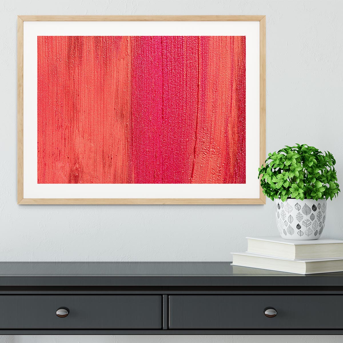 Lipstick texture Framed Print - Canvas Art Rocks - 3