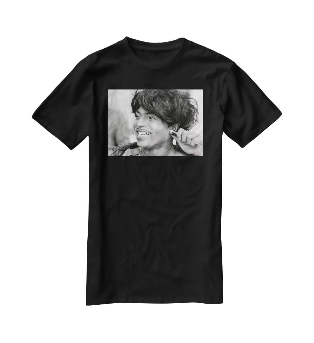 Little Richard smiles T-Shirt - Canvas Art Rocks - 1