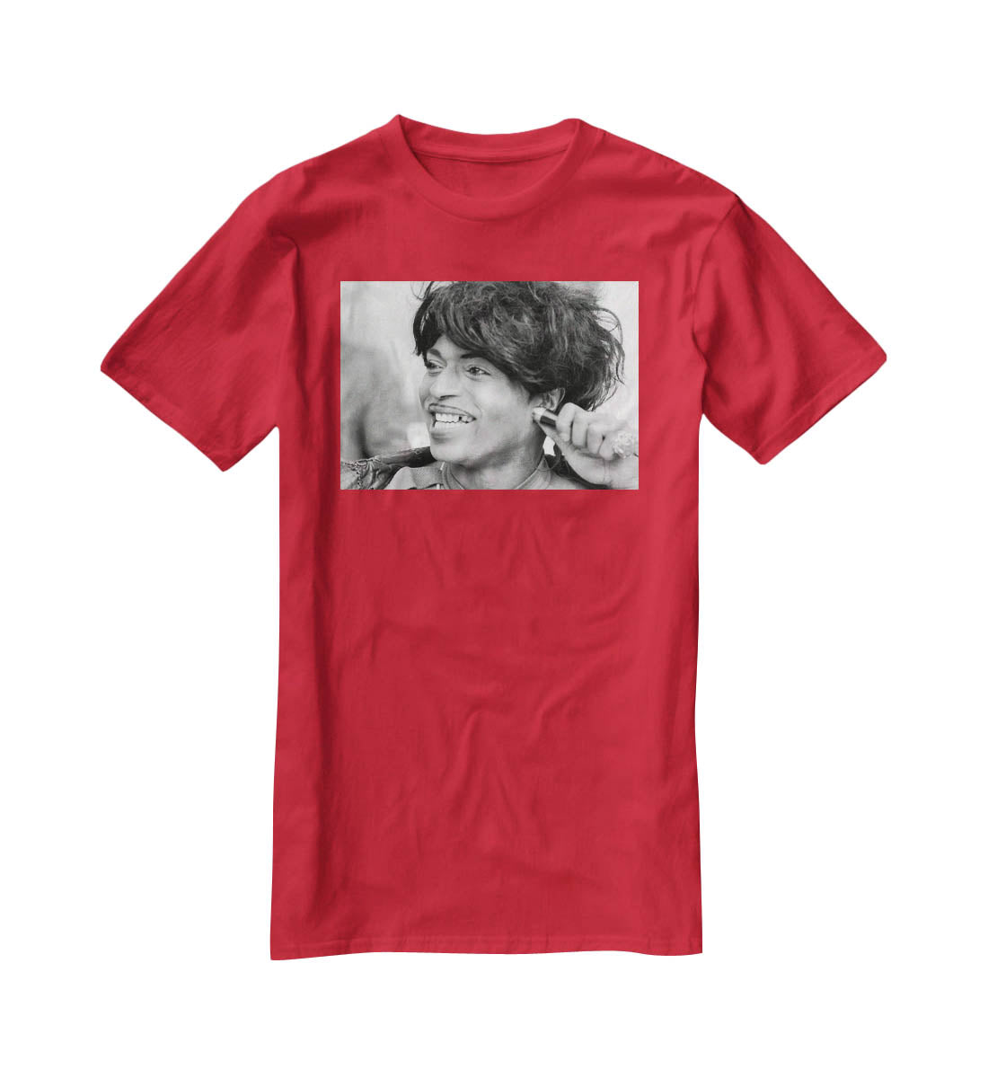 Little Richard smiles T-Shirt - Canvas Art Rocks - 4