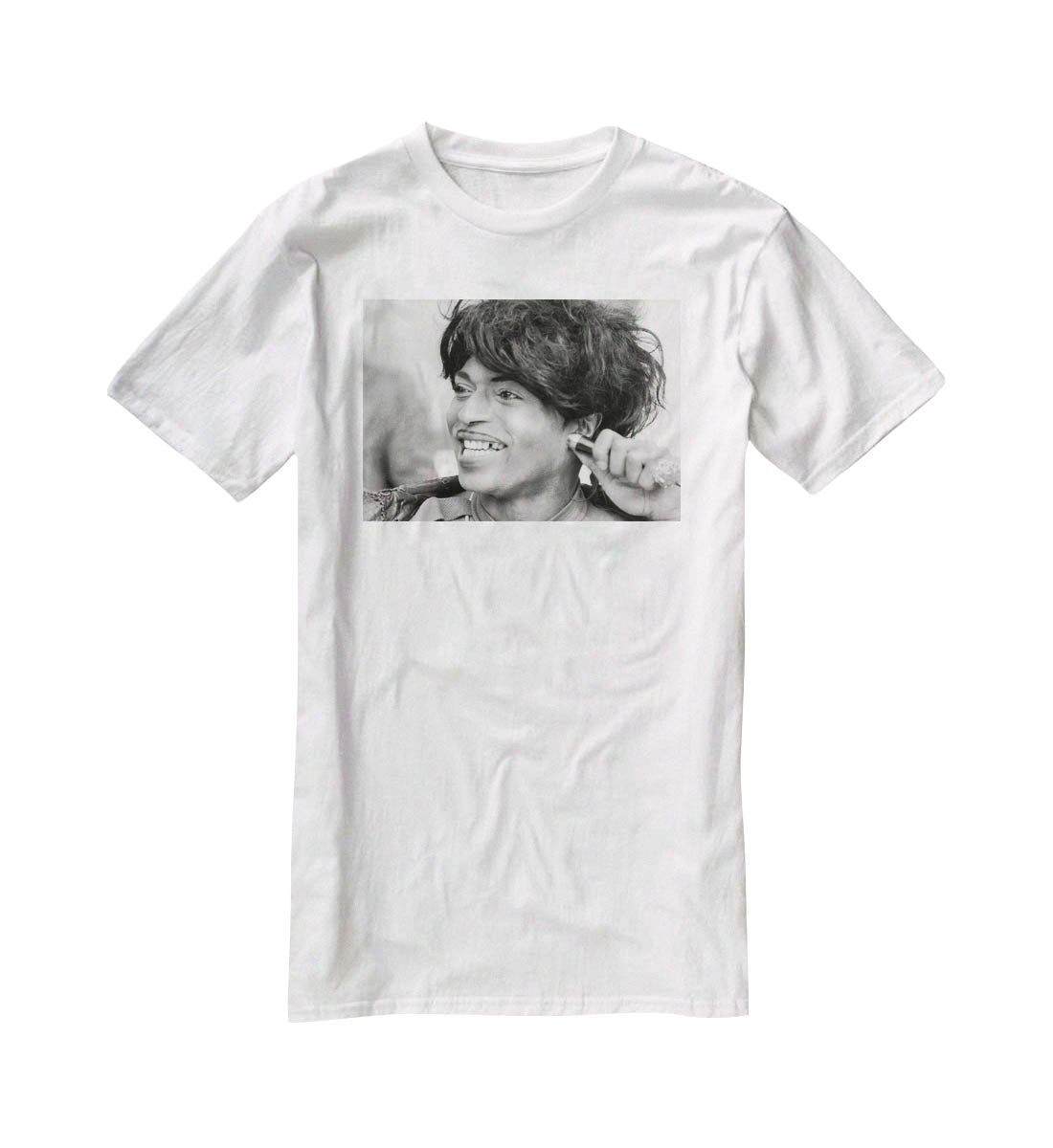 Little Richard smiles T-Shirt - Canvas Art Rocks - 5