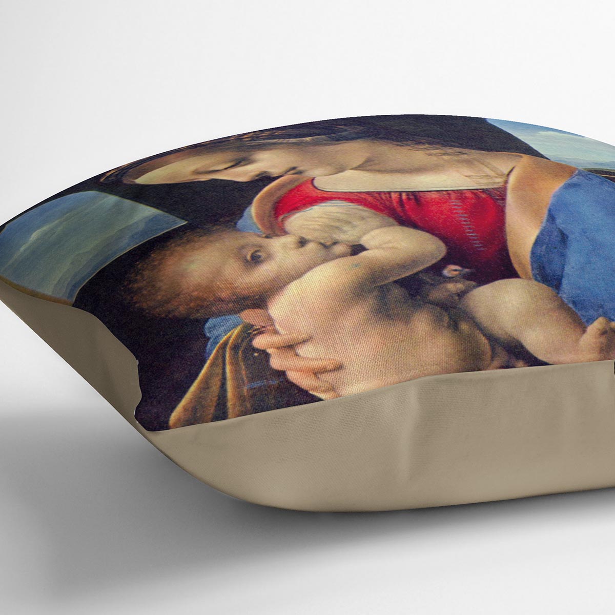 Madonna by Da Vinci Cushion