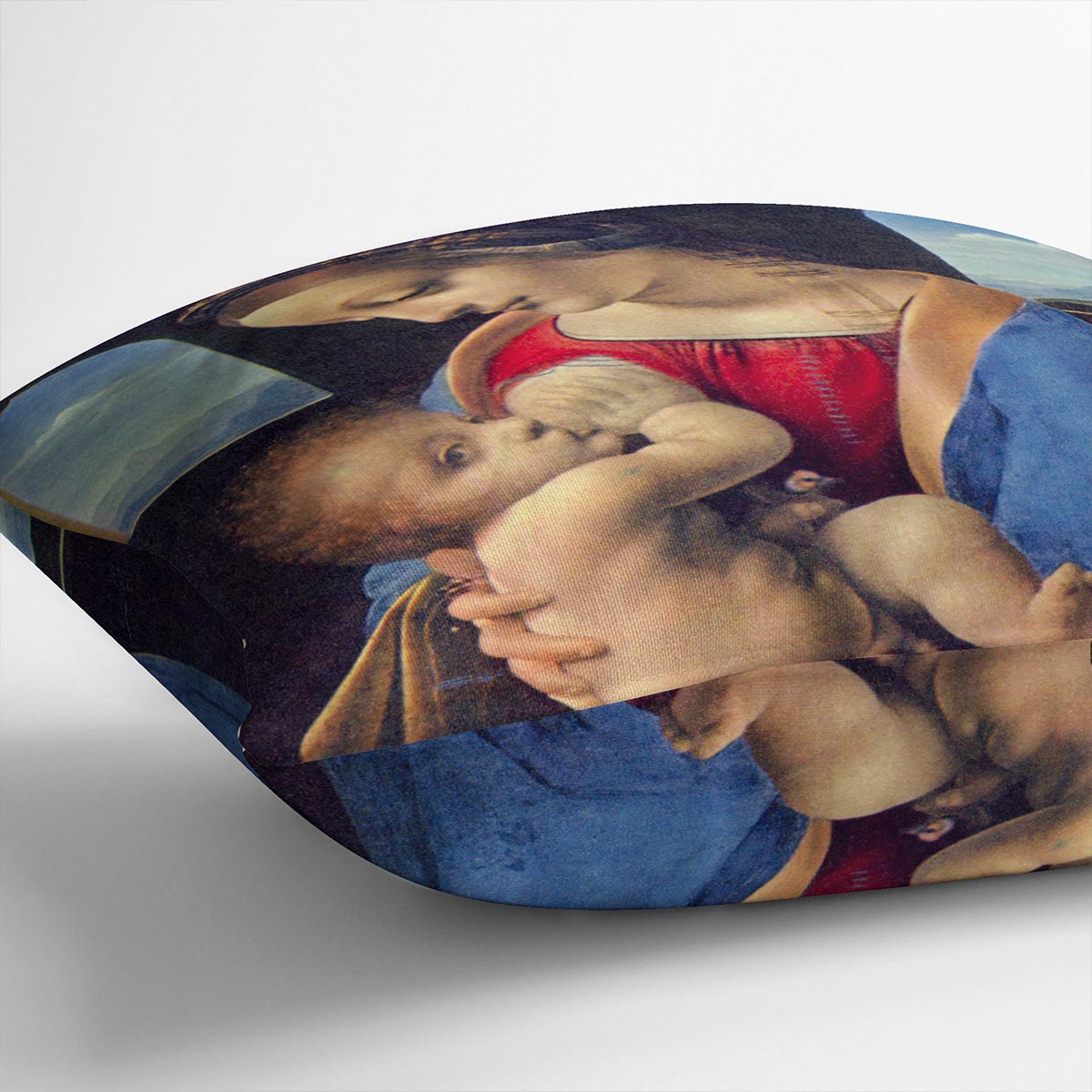 Madonna by Da Vinci Cushion