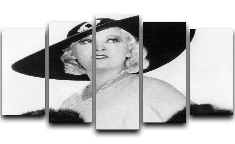 Mae West 5 Split Panel Canvas - Canvas Art Rocks - 1