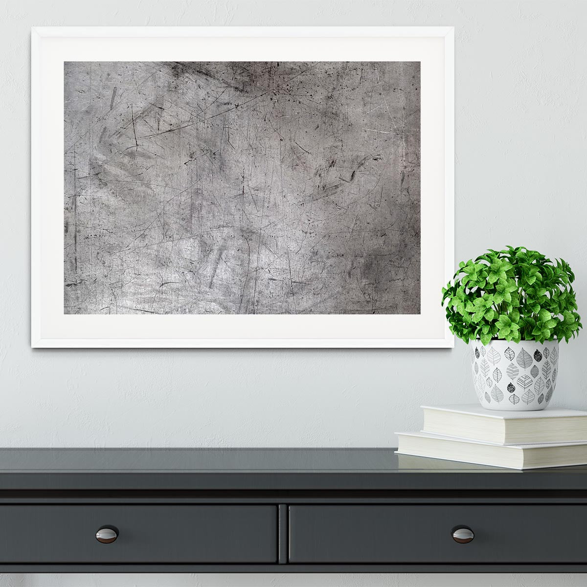 Metal texture Framed Print - Canvas Art Rocks - 5