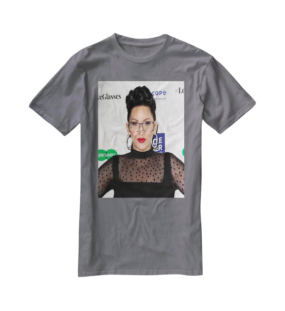 Michelle Visage T-Shirt - Canvas Art Rocks - 3