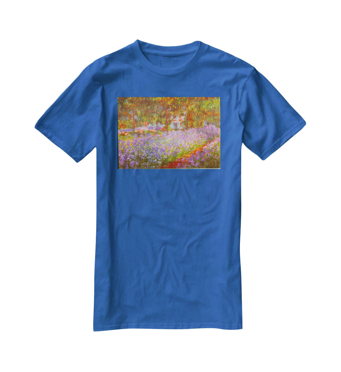 Monet's Garden by Monet T-Shirt - Canvas Art Rocks - 2