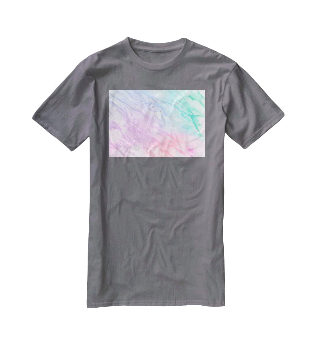 Neon Striped Marble T-Shirt - Canvas Art Rocks - 3