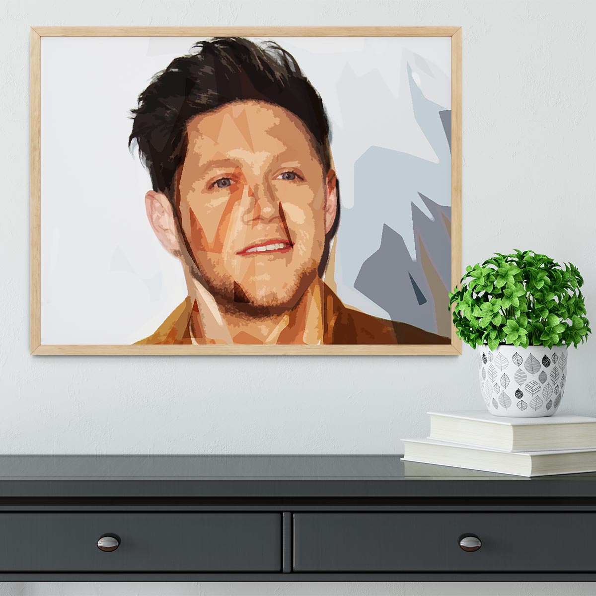 Niall Horan of One Direction Pop Art Framed Print - Canvas Art Rocks - 4