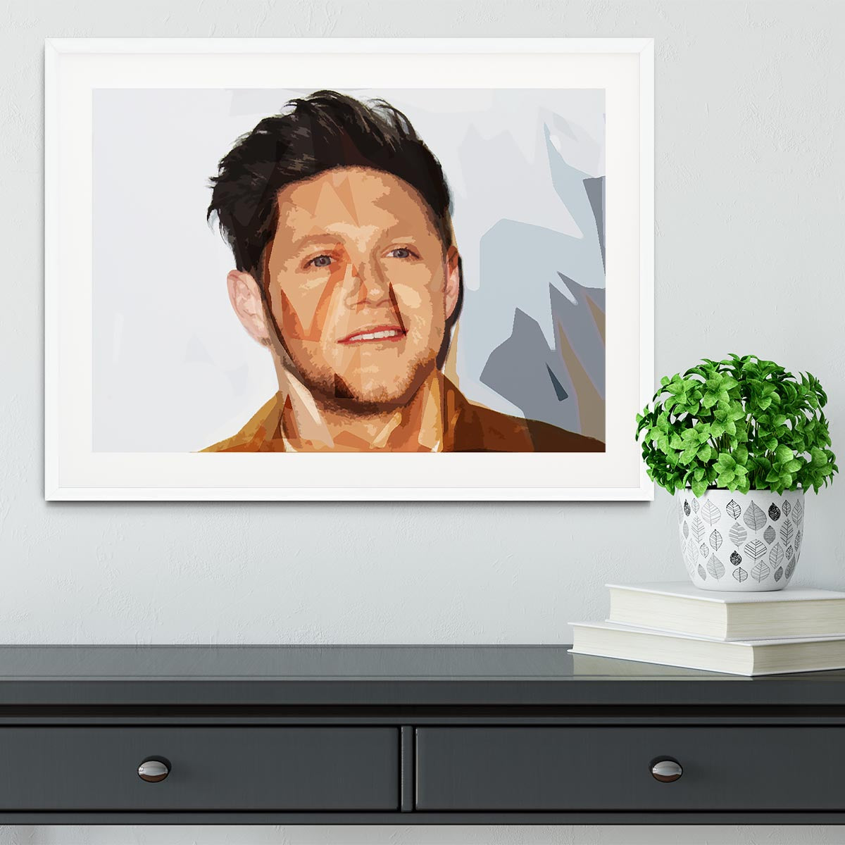 Niall Horan of One Direction Pop Art Framed Print - Canvas Art Rocks - 5