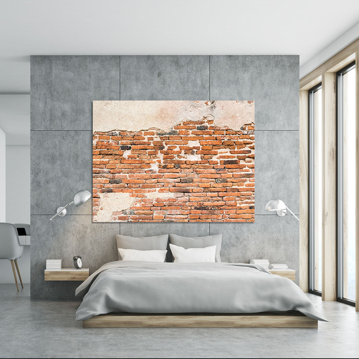 Old brick wall texture Canvas Print or Poster - Canvas Art Rocks - 5