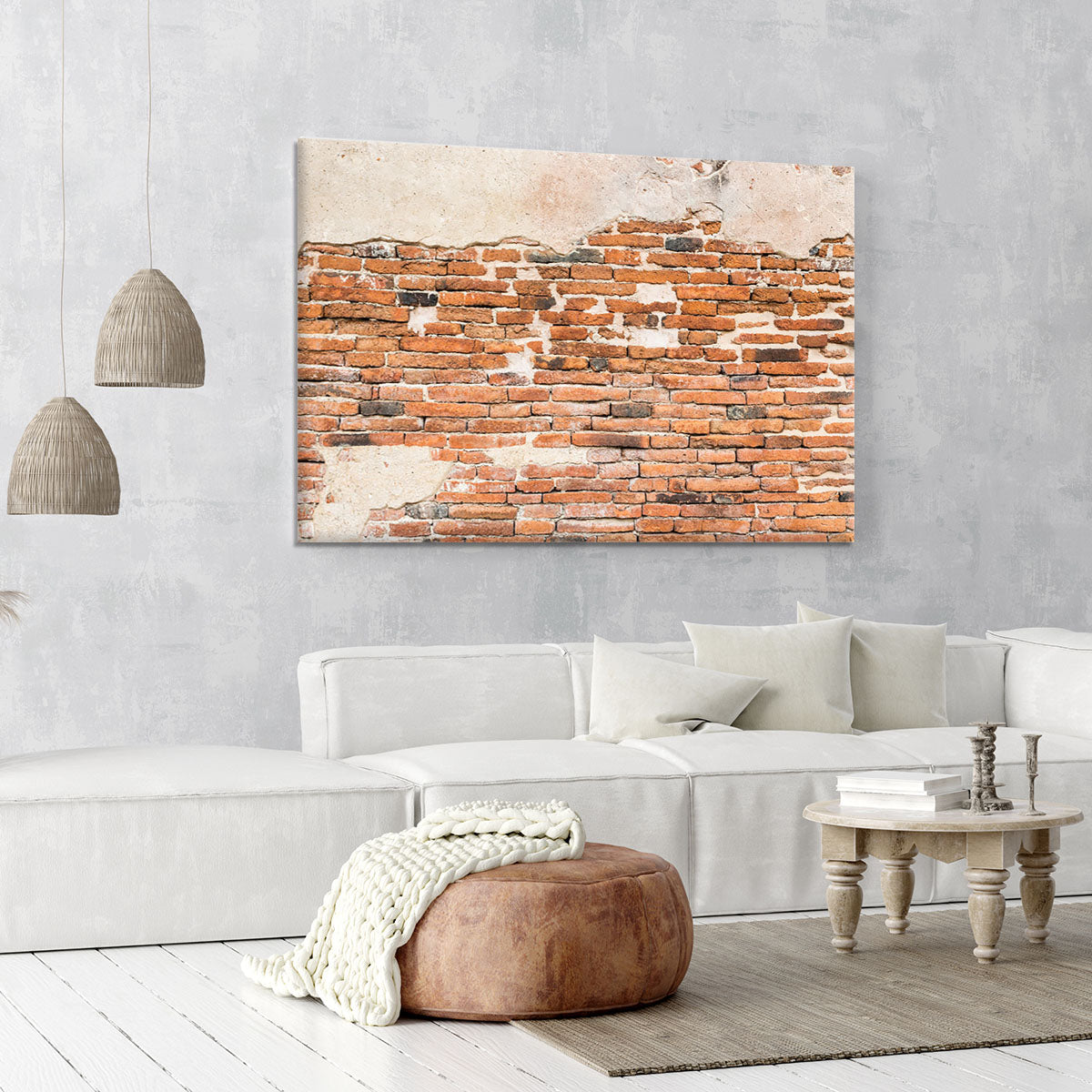 Old brick wall texture Canvas Print or Poster - Canvas Art Rocks - 6