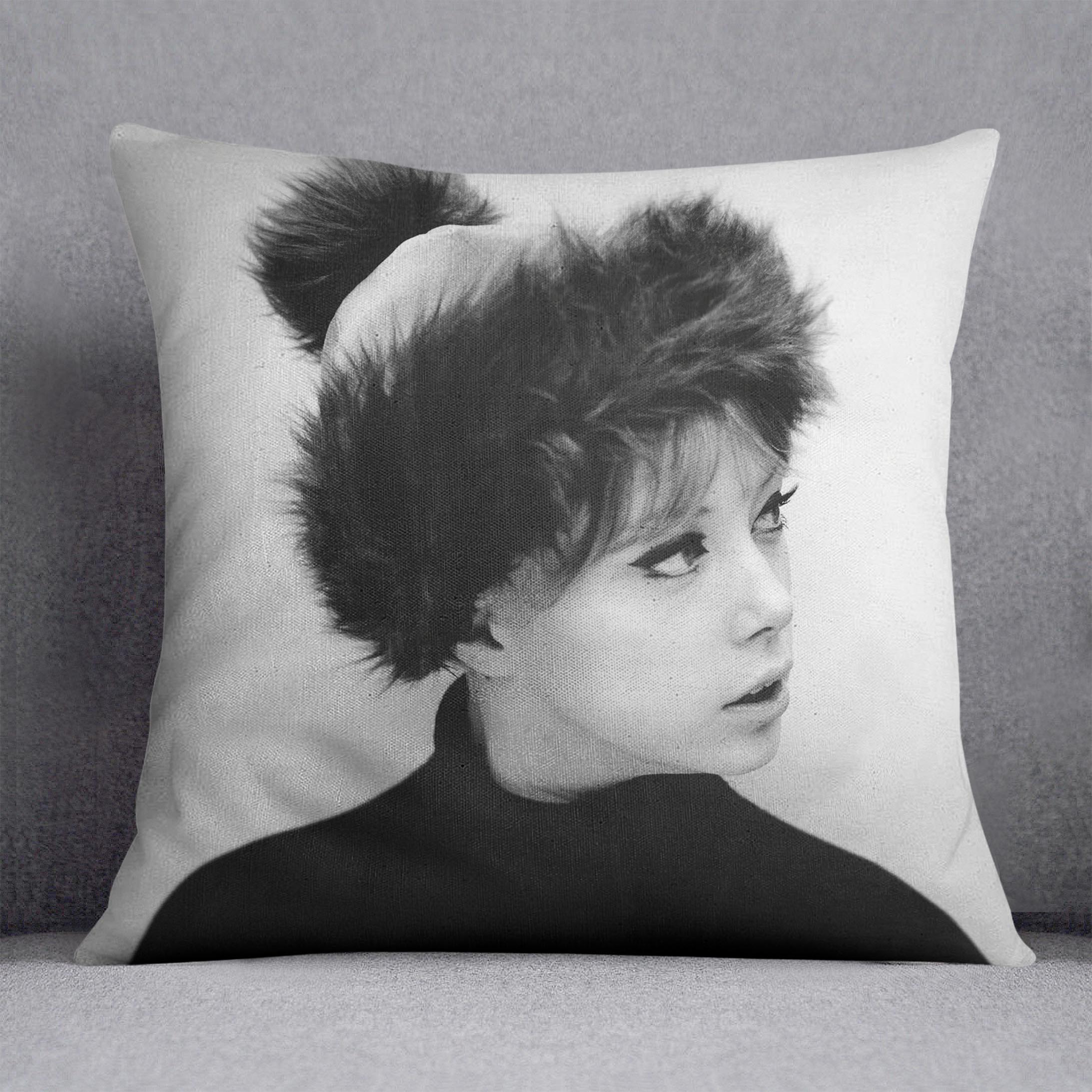 Pattie Boyd Cushion - Canvas Art Rocks - 1