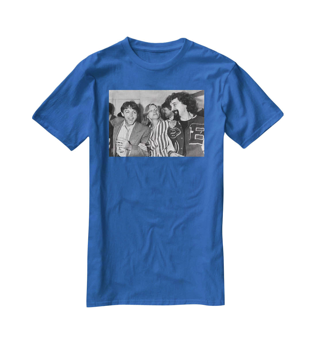 Paul and Linda McCartney with Billy Connolly T-Shirt - Canvas Art Rocks - 2