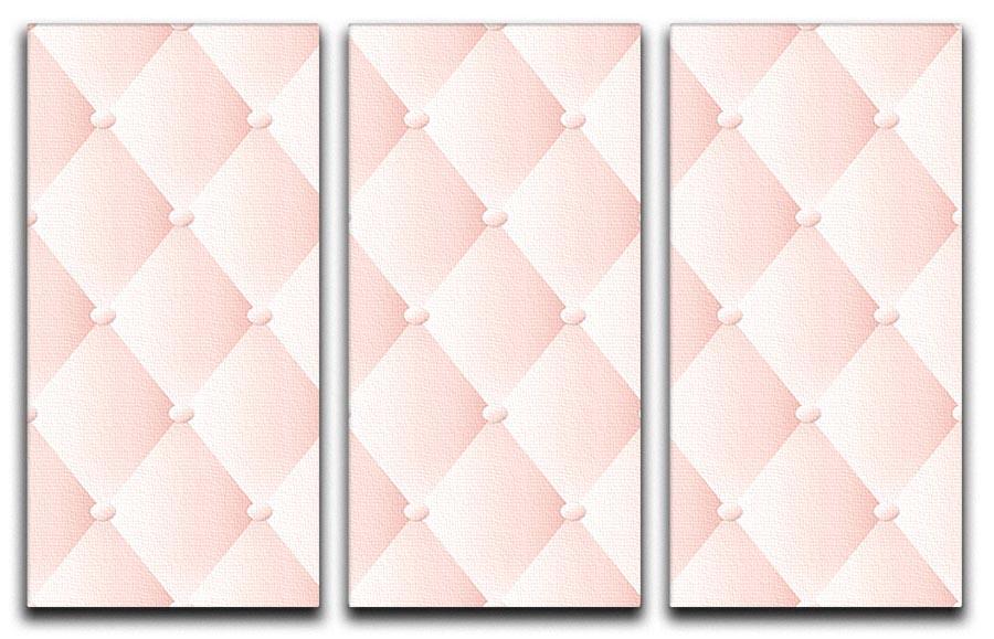 Pink upholstery vector abstract 3 Split Panel Canvas Print - Canvas Art Rocks - 1